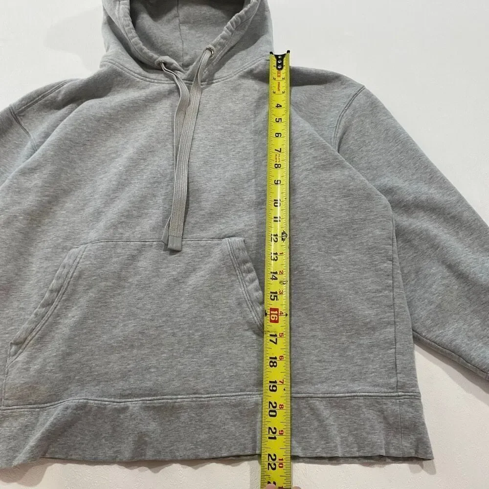 Athleta Gray Fleece Hoodie Size XL Women’s Cozy Pullover Sweatshirt